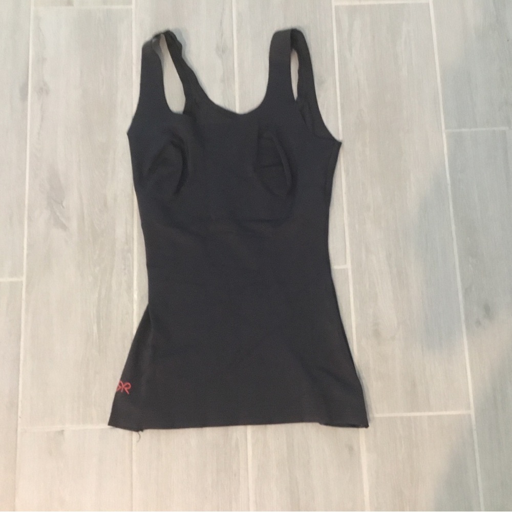 Ruby Ribbon Black Built-In Support Tank Top